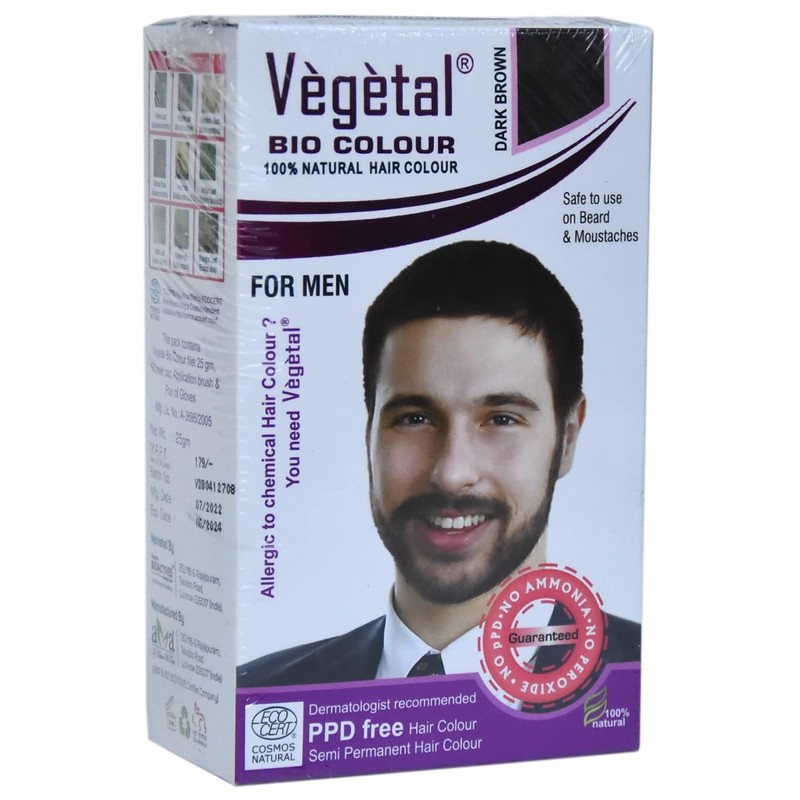Vegetal Bio Colour (Dark Brown, 25 g)