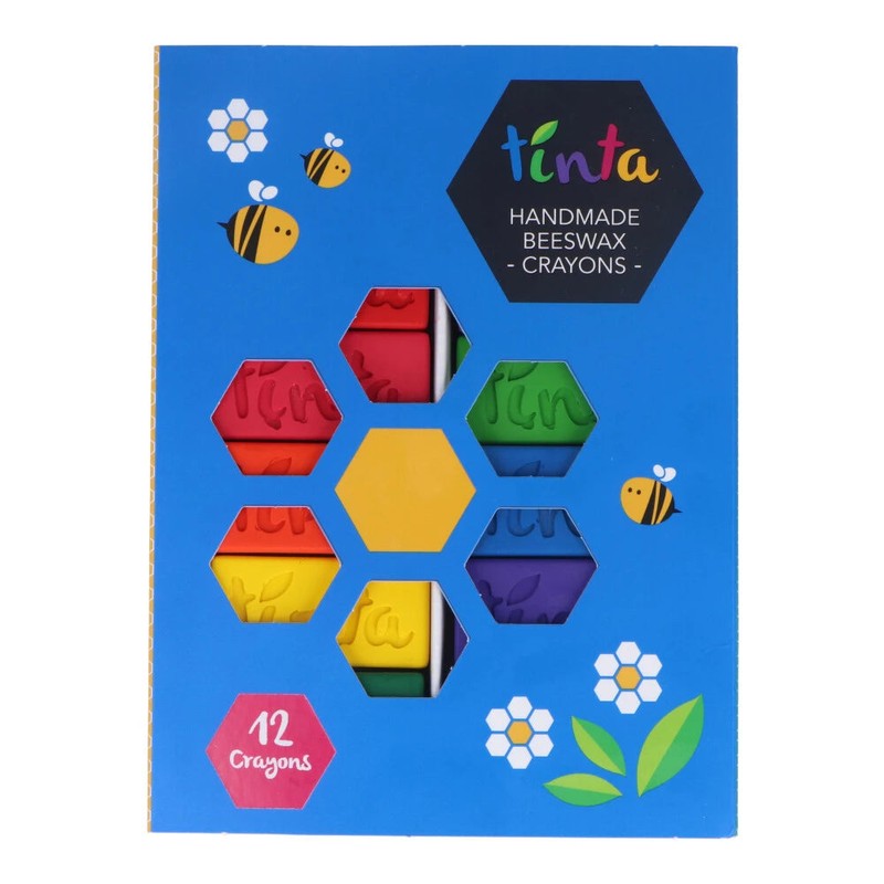 Tinta Crayons Block Beeswax Crayons 12 pack