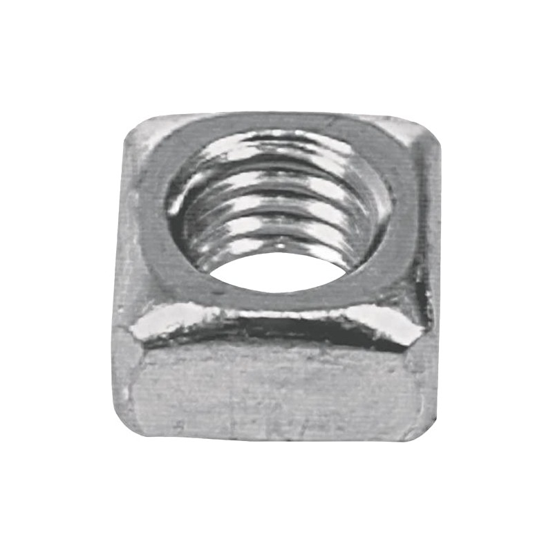Hillman 3336 1/4-20 Square Nut Zinc Plated, 40-Pack