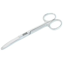 6" Stainless Steel Scissors, Curved Blades, Blunt Tips, Toolspecific