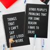 GioXtra Funny Office Notebook - 4Pcs Humorous Work Quote A5