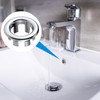 2 Pack Sink Overflow Ring, Universal Bathroom Kitchen Sink Hole