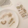 FairyBae 10kit Broche Pinza Pasador Cabello Demoda Perlas Flores H010