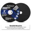 NuoDunco 10Pack 3 Inch Cut Off Wheels with 1/4 Stem