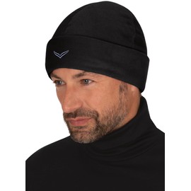 Trigema Men's Beanie Black Schwarz (schwarz 008) Large