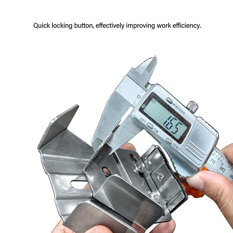 Corner Clamp, 2 Pcs Right Angle Clamp Stainless Steel Single