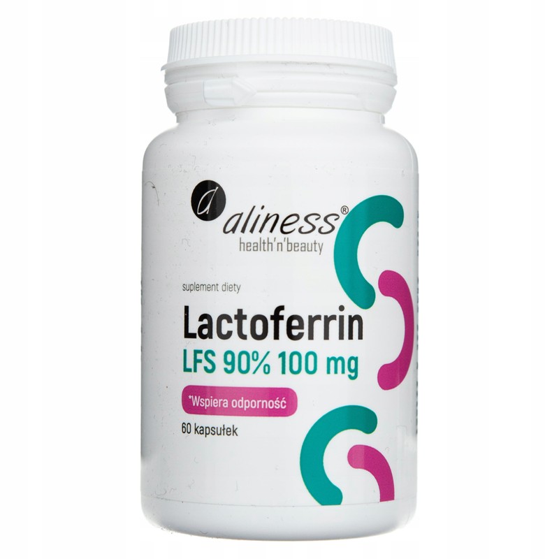 Aliness Lactoferrin Capsules for Liver & Bones Health - LFS