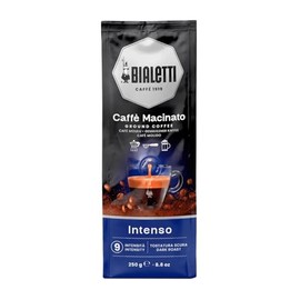Bialetti Omni Ground Espresso – Intenso Roast, Compatible with All Filter Coffee Makers, Ideal for Coffee Bags & Sachets (250g Pack)