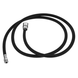 IMIKEYA 1PCS Replacement Pull Down Faucet Hose for Kitchen Sink - 150cm Black Stainless Steel Spray Head Hose for Easy Installation and Enhanced Durability