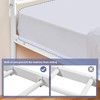 Yaheetech White Twin Metal Platform Bed Frame Mattress Foundation with