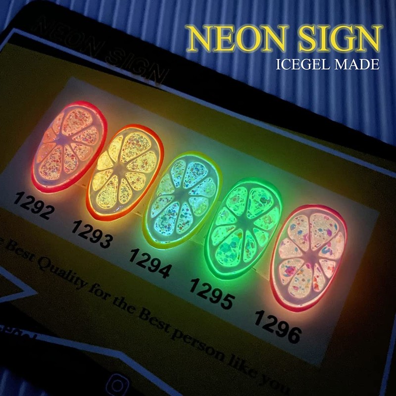ICE GEL ABLACK Neon Sign Gel 1292 3g