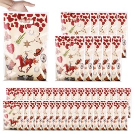 SUNAI Western Cowboy Party favors - 30 Pack Goodie Gift Bags for Cowboy Theme Birthday Party Decorations, 6.49 x 9.88 inches