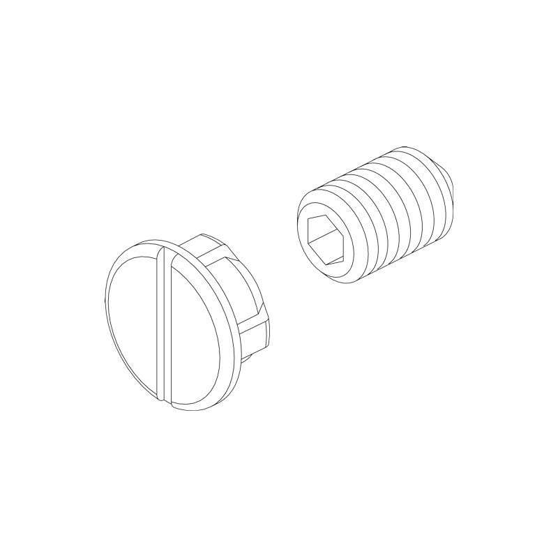 DELTA FAUCET RP46391 Handle Button and Set Screw