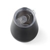 Cambridge Black Nickel Silversmiths 14-Ounce Brushed Double Wall Stemless All