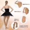 MANZI Women's Dance Tights Skin Tone Convertible Ballet Stockings Ultra