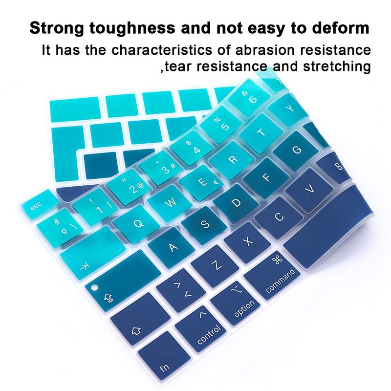 MMDW Spanish Language Silicone Keyboard Cover Skin for MacBook Pro