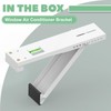Memrita Window Air Conditioner Bracket, Universal Window AC Support Bracket,