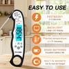 KULUNER TP-01 Waterproof Digital Instant Read Meat Thermometer with 4.6