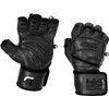 Elite Leather Gym Gloves with Built in 2" Wide Wrist