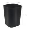 Besli 2 Gallon Small Trash Can Garbage Can Wastebasket for