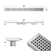 NEODRAIN Supports USA Dropship 32 Inch Stainless Steel Shower Drain