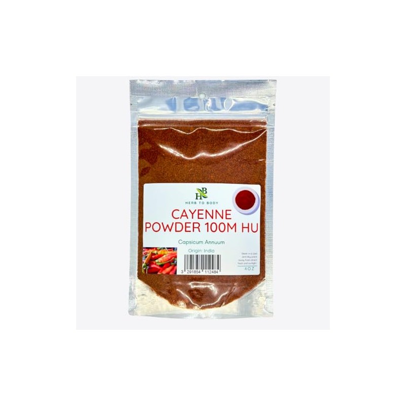 Herb To Body Cayenne Powder 100M HU | Capsicum Annuum