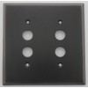 Classic Accents Oil Rubbed Bronze 2 Gang Push Button Light
