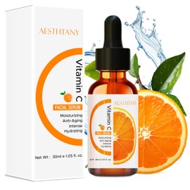 Elite Glow: Best Vitamin C Serum for Face with Vitamin E, Retinol & Hyaluronic Acid - Anti Aging Serum Erase Fine Lines, Dark Spots while Hydrate & Brighten All Skin Types of Men & Women | 1Fl Oz