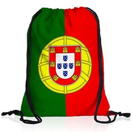 style3 Portugal Gym Bag Backpack Bag Flag World Cup Euro Sports Bag Festival Flag Uni School Colourful, multicoloured, Rucksack