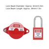 Valve Safety Lock, Valve Lockout, Anti-Theft Valve, Padlock, Liquefied Gas