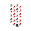 25 Pack - I "Heart" Love Dance Pinback Button Badges