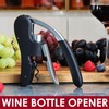 KEISSCO Wine Bottle Opener Manual Vertical Lever Corkscrew with Foil