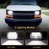 Jamarco H6054 LED Headlights, 2Pcs Rectangular 5x7 7x6 LED Headlight