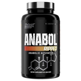 Nutrex Research Anabol Ribbed Activator LiquiCap, 1 ea, 60 tablets / 뉴트렉스리서치 애너볼 립드 액티베이터 리퀴캡, 1개, 60정