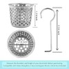 Shower Drain Strainer for Oatey Designline Shower Drain, Linear and