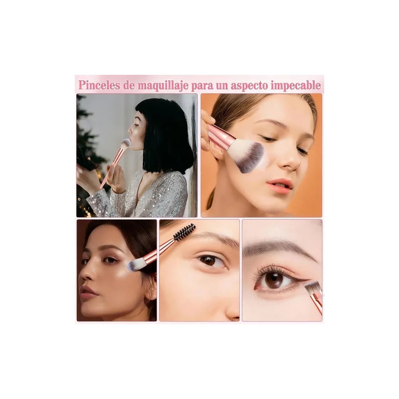 68p Brochas Maquillaje Profesional Y Herramientas Cosméticas