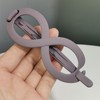 French Oval Hair Clips for Women,Non Slip Hair Barrettes -