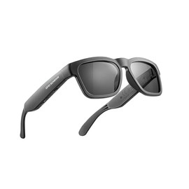 OhO sunshine - Gafas de sol con sonido, control de voz y auriculares abiertos, escucha música y llamadas con subir y bajar el volumen, gafas inteligentes Bluetooth 5.0 y función impermeable IP44 para deportes al aire libre