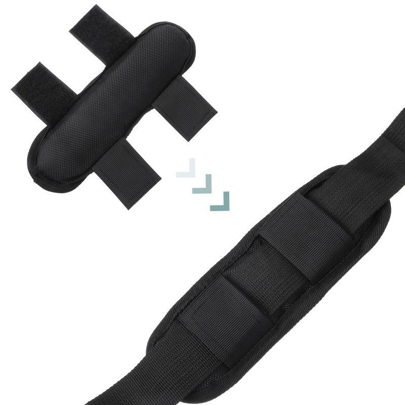 PEOVLVN Shoulder Strap Pad, Black Removable Backpack Strap Pads Extra