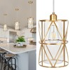 Zlierop Brushed Gold Pendant Light, Modern Kitchen Pendant Lighting Over