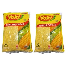 MAGFLERUM Pre-Cooked Flaked Corn Flour - 17.64 Oz (Pack of 2) | Farinha de Milho em Flocos Pré-Cozida - 500g_AB