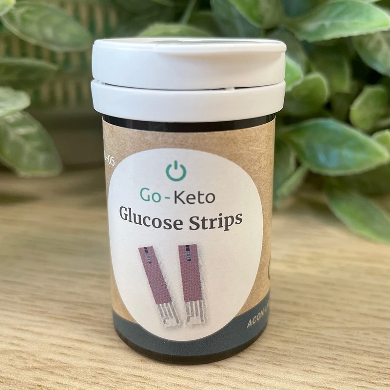 Go-Keto Glucose Teststripes 50 Pieces | Suitable for Go-Keto and