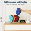 Poerlve Hat Organizer for Baseball Caps, Hat Rack, Acrylic Hat