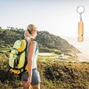 Qtopun Emergency Survival Whistle, 12 Packs Outdoor Loudest Aluminum Whistles