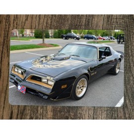 Reynolds 1977 Smokey and the Bandit Burt Reynolds Car Firebird 8x12 Metal Wall Sign