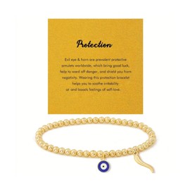 72ore Evil Eye Bracelets for Man Women Beaded Turkish Lucky Bracelet Party Prom Dresses Accessories Trendy ProtectJewelry Gifts