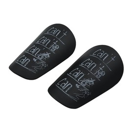 ANCLLO 1 Pair Mini Football Shin Pads Set Shockproof Anti-Collision Leg Guards Sports Protective Gear Football Baseball Protection Accessories