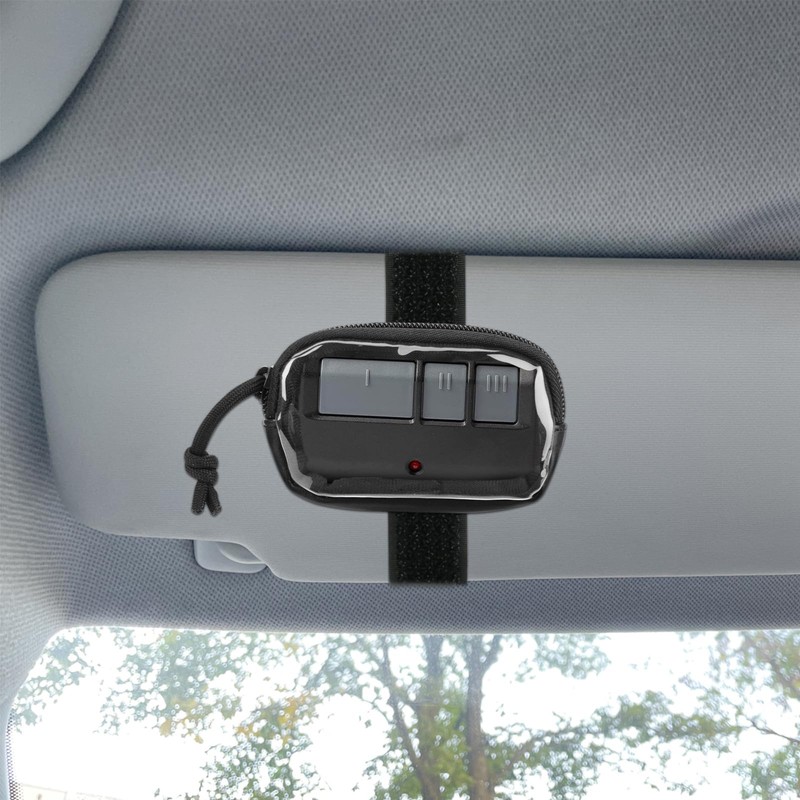 Garage Door Opener Holder for Visor, Carrying Case for Universal