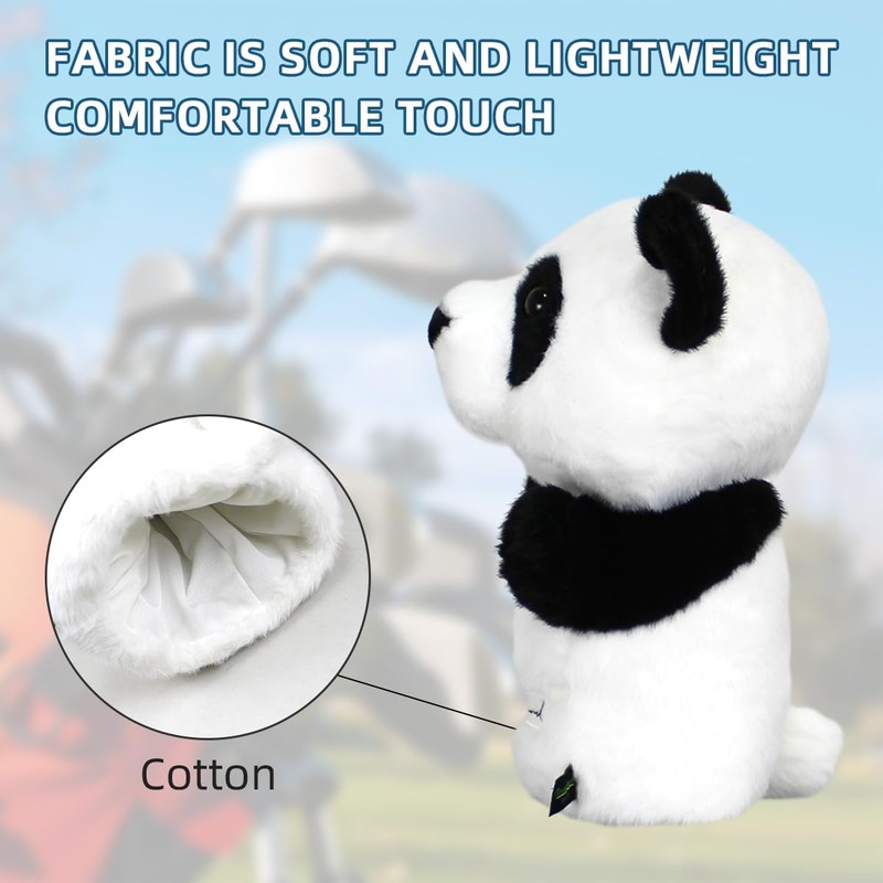Scott Edward Driver Novelty Golf Head Cover, Cute Animal, Fit