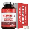Vegan Vitamin B Complex Advanced with Added Vitamins D3 &
